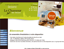 Tablet Screenshot of hotel-au-chasseur.com